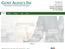 Tablet Screenshot of guistagency.com